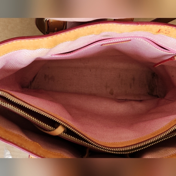 VTG Dooney & Bourke Crossword Tote Vachetta - Picture 15 of 15